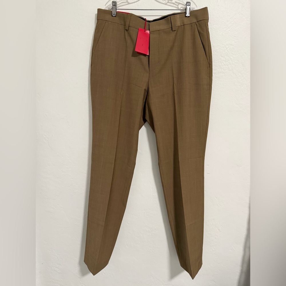 HUGO Boss Tom232X Men’s Wool Blend Super Flex Dress Pants 34R NWT